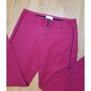 Anthropologie Essential Slim Pink Capri
